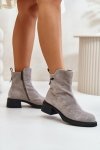 Botki Model Vinceza 66696 Grey Zamsz - Step in style
