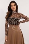 Bluzka Model DHJ-BZ-18275-1.66 Black/Beige - Italy Moda