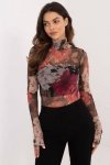 Bluzka Model DHJ-BZ-18275.20 Black/Pink - Italy Moda
