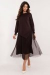 Sukienka Komplet Model MI-KMPL-23088.02P Dark Brown - Italy Moda