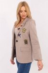 Marynarka Model DHJ-MA-A8770.47P Dark Beige - Italy Moda