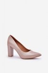 Czółenka Model Lewski Shoes 2453 Beige - Step in style