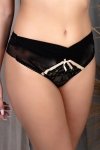 Stringi Stringo-szorty Model Fiori BL237WZ Black - Barbara Lingerie