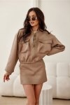 Spodnie Spódnicospodnie Model Lola CAP SPN0008 Cappuccino - Roco Fashion