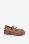 Mokasyny Model Valiana JH23-61 Dark Beige - Step in style