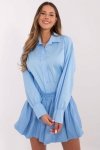 Koszula Damska Model MI-KS-C248.34 Light Blue - Italy Moda