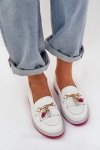 Mokasyny Model S.Barski LR51-768 White - Step in style