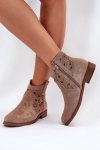 Botki Model S.Barski HY42-081 Beige - Step in style