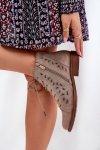 Botki Model S.Barski HY51-185 Beige - Step in style