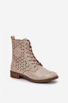 Botki Model Serfina ASA62-116 Gold - Step in style