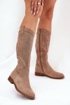 Kozaki Model S.Barski HY51-860 Beige - Step in style