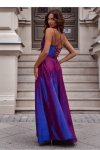 Sukienka Model Valeria Lux 001171. Multi Violet/Navy - With You