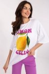 T-shirt Damski Model MI-TS-M736-1.36 White - Italy Moda