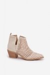Botki Model Tulifedi 7639A Light Beige - Step in style