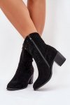 Botki Model S.Barski HY51-125 Black - Step in style