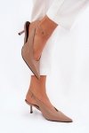 Szpilki Model Aricandia P-1436 Dark Beige - Step in style