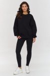 Spodnie Komplet Model A1 Black - Makadamia