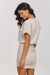 Sukienka Model M877 Light Beige - Makadamia