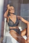 Biustonosz push up Biustonosz Push-up Model Celeste B1 Black - Gorteks