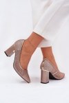 Czółenka Model Vinceza 62211 Beige - Step in style
