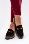 Mokasyny Model Seffolia J1801 Black - Step in style