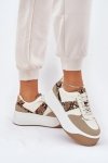 Buty Sportowe Model Telanila PL360 Beige Wzór - Step in style