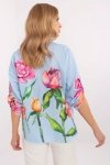 Koszula Damska Model DHJ-KS-16567.69 White/Blue - Italy Moda