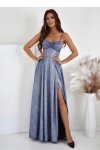 Sukienka Model 001113. Gorset Lux Silver/Blue - With You