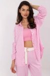 Koszula Damska Model MO-KS-1802.84 White/Pink - Italy Moda