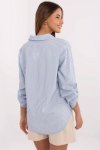 Koszula Damska Model MO-KS-1804.92 White/Blue - Italy Moda