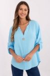 Bluzka Model MO-BZ-52759.55 Light Blue - Italy Moda