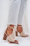 Sandały Model Lanadriena M392 Light Beige - Step in style