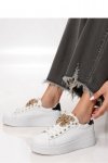 Damskie Sneakersy BUTTERFLY LUX ? White/Black - Inello