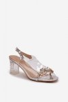 Sandały Model DA MR38-444 Silver - Step in style