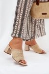 Sandał Klapki Model Ciariloria FY35-6 Beige - Step in style