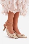 Szpilki Model Ottoles 55-A12 Beige - Step in style