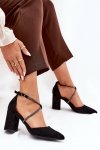 Czółenka Model Verithas LY-9306-1 Black - Step in style