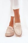 Mokasyny Model Wilamla 100-368 Beige Zamsz - Step in style