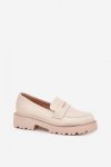 Mokasyny Model Wilamla 100-368 Beige Zamsz - Step in style