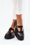 Półbuty Model Venda 1-7018 Black Lakier - Step in style
