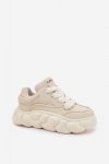 Buty Sportowe Model Goe RR2N4043 Beige - Step in style
