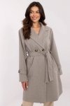 Płaszcz Damski Model MO-PL-5209.87 Grey/Beige - Italy Moda