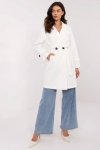 Płaszcz Damski Model MO-PL-5209.87 Ecru - Italy Moda