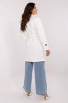 Płaszcz Damski Model MO-PL-5209.87 Ecru - Italy Moda