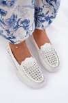 Mokasyny Model Vinceza 88028 White - Step in style