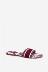 Sandał Klapki Model Leysi N75-13 Bordo - Step in style