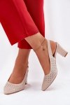 Sandały Modelu Sergio Leone SK163 Beige - Step in style