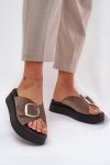 Sandał Klapki Model Zazoo 3019 Brown - Step in style