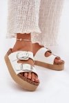 Sandał Klapki Model Lee Cooper LCW-25-35-3496L White - Step in style