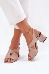 Sandały Model Vinceza 62238 Beige - Step in style